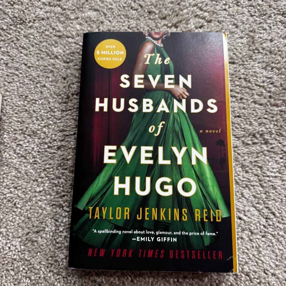 The Seven Husbands of Evelyn Hugo by Taylor Jenkins Reed Paperback Book Fiction
